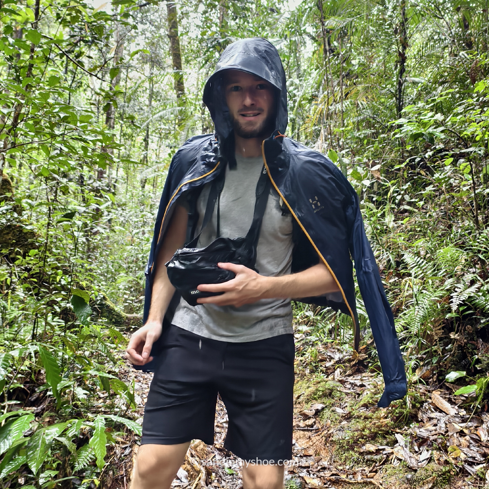 Hiking through Kundasang with views of Mount Kinabalu, part of an adventurous 2-week Malaysia itinerary
