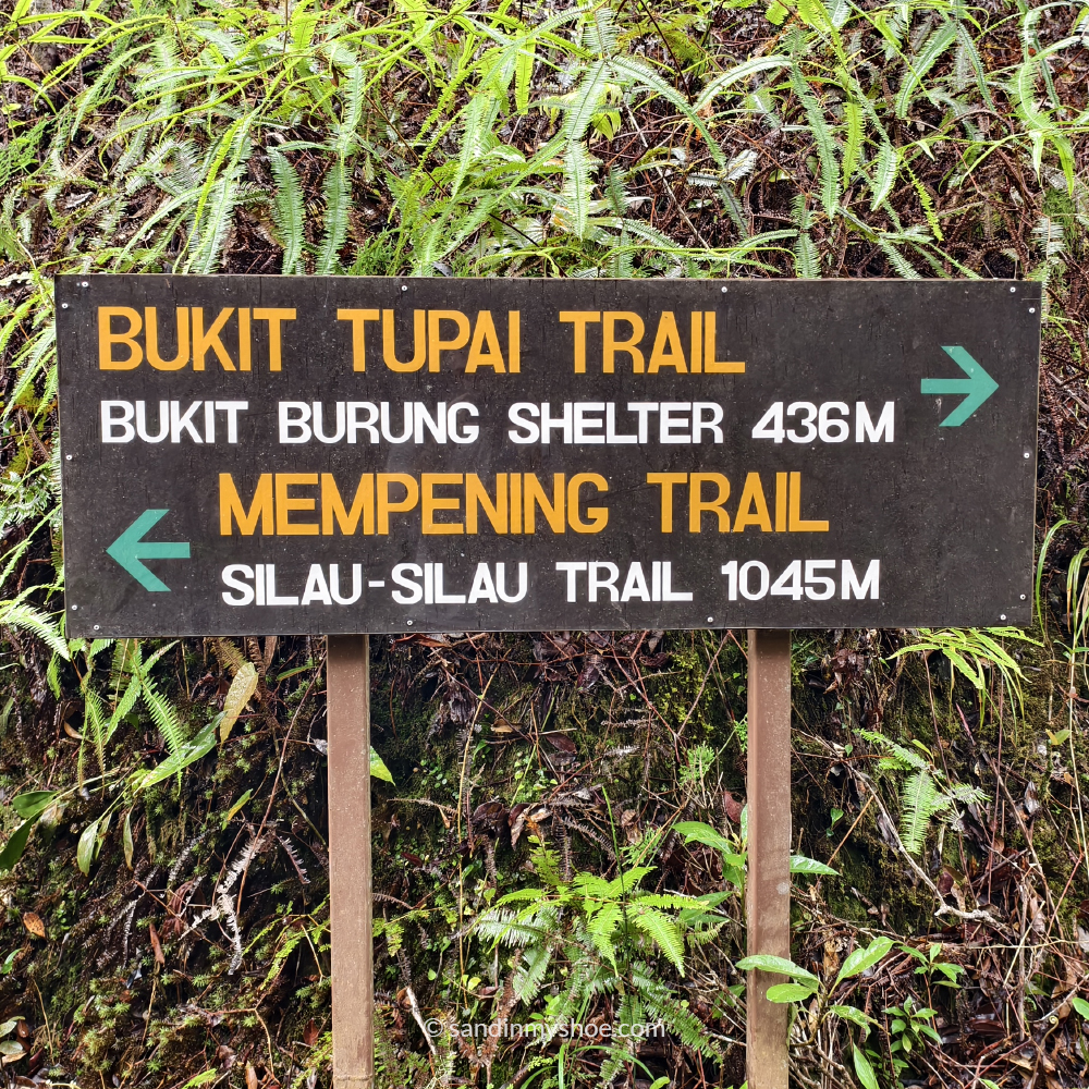 Direction sign in Kundasang, a charming village to explore on your 1-month itinerary in Malaysia