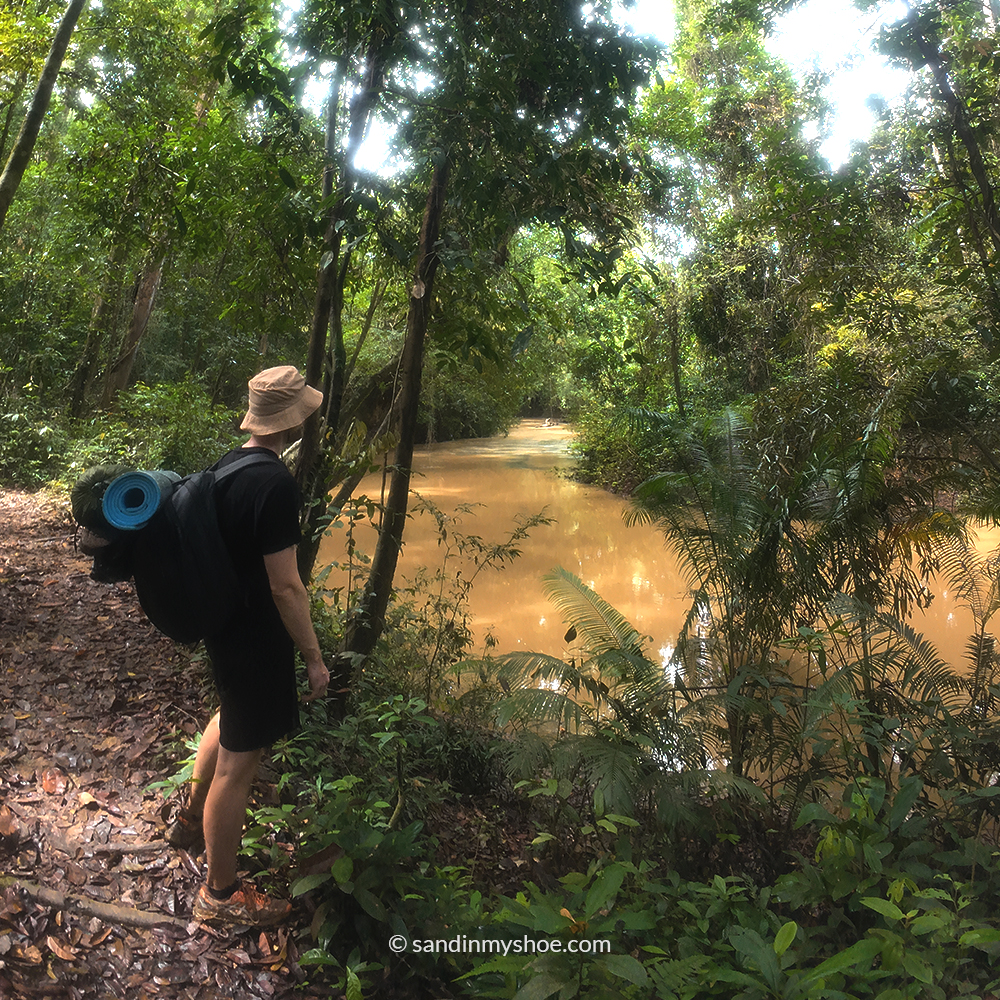 Petteri pondering during Taman Negara jungle trek