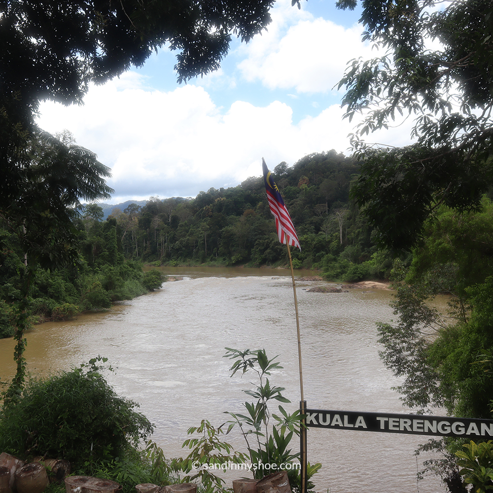 River Bath after Jungle Trekking in Taman Negara, Malaysia