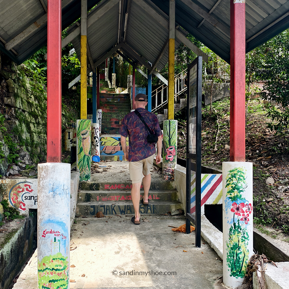 Me doing the heritage tour of Sandakan