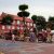 View of Dutch Square in Malacca with iconic red colonial buildings and Christ Church