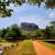 Iconic view of Lion Rock seen on Sigiriya hikes from Pidurangala.
