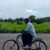 Local cyclist on a rural road, a common sight on Sri Lanka tuk tuk itineraries through small villages.