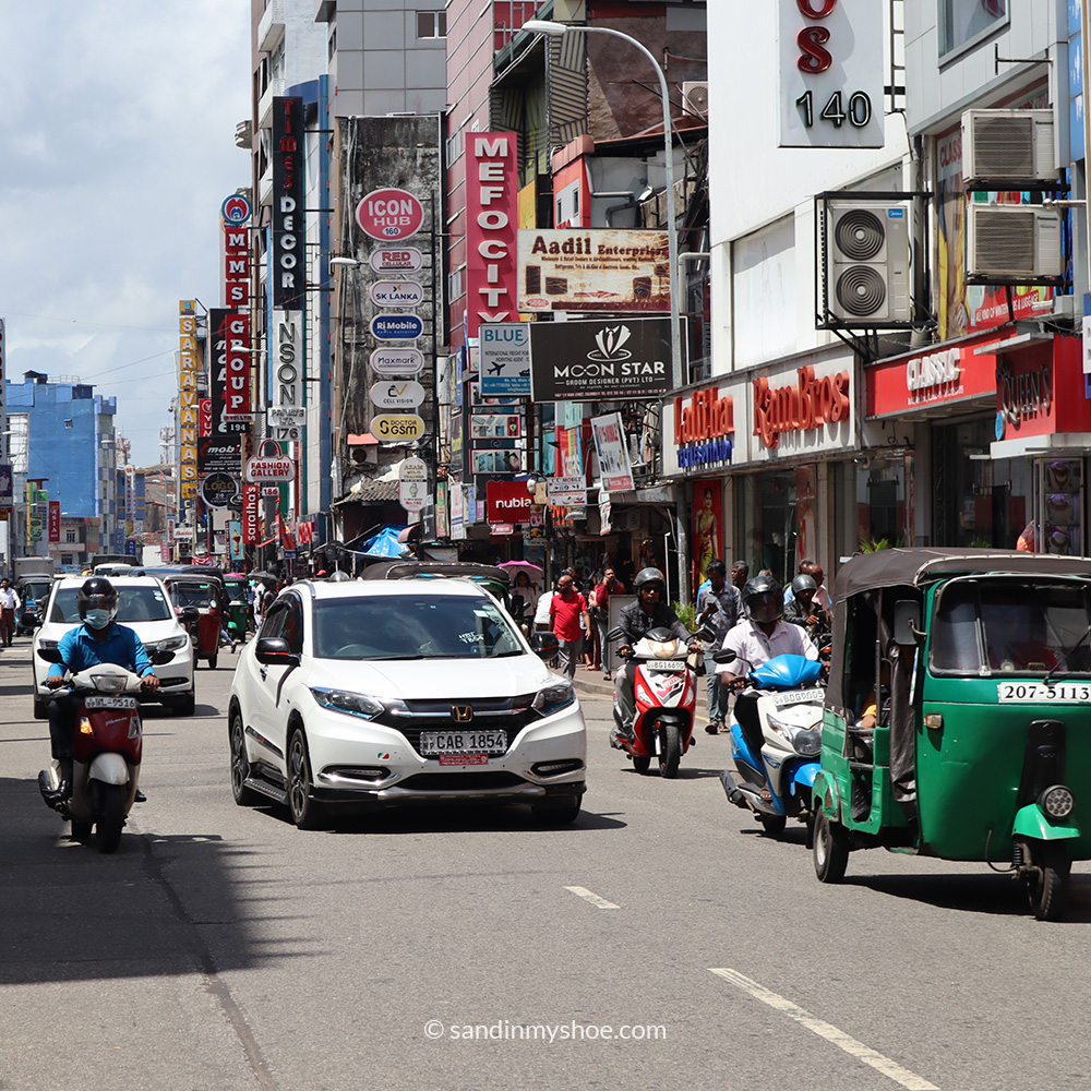 Busy roads of Sri Lanka
