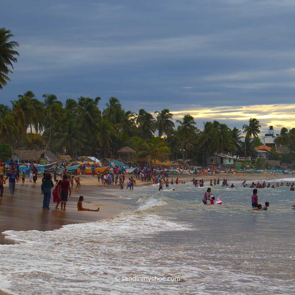 Arugam Bay Beach during sunset
