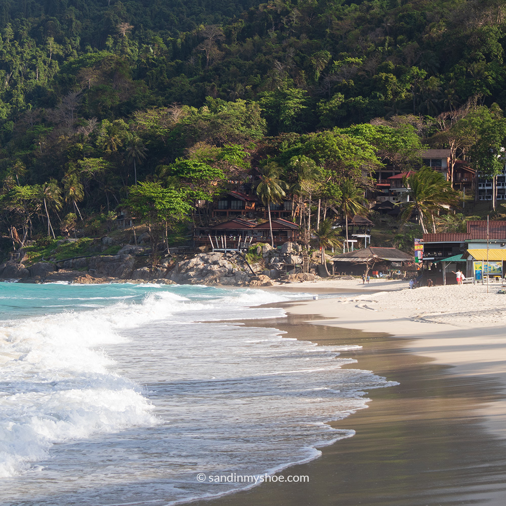 Eastern side beach on pulau kecil