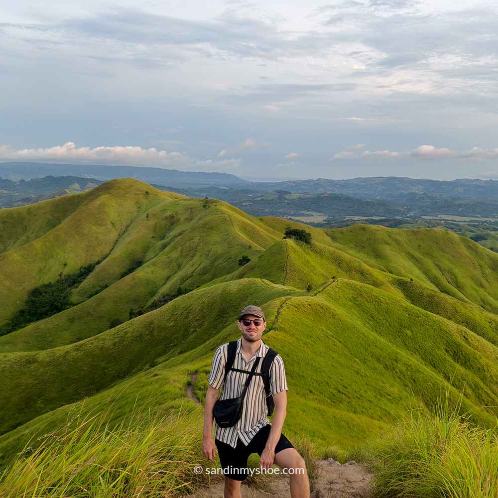 Petteri hiking in Bohol, Phillipines