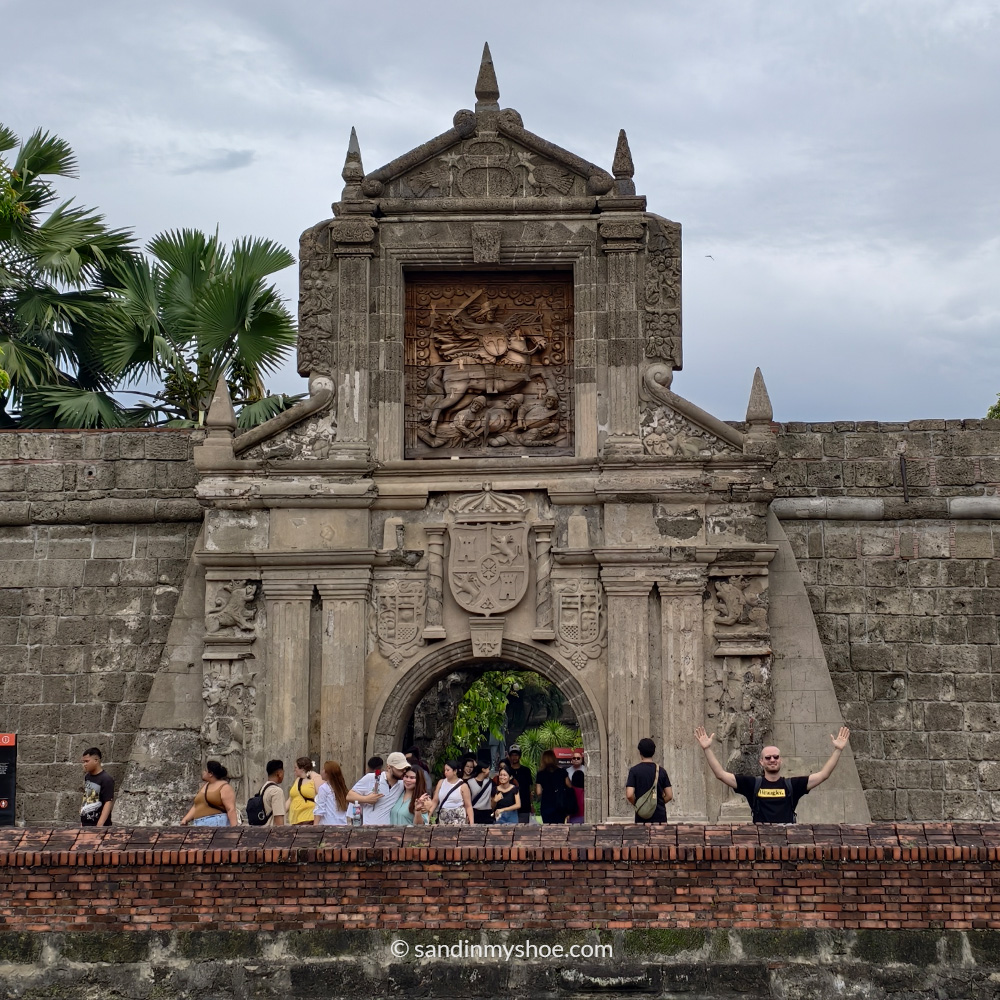 Petteri exploring Intramuros, Manila’s historic district