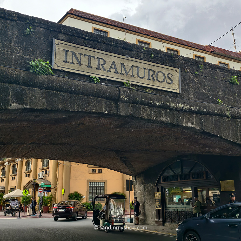 Intramuros entrance — a place worth visiting while in Manila