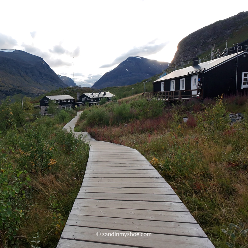 Kebnekaise fjällstation (basecamp) view.