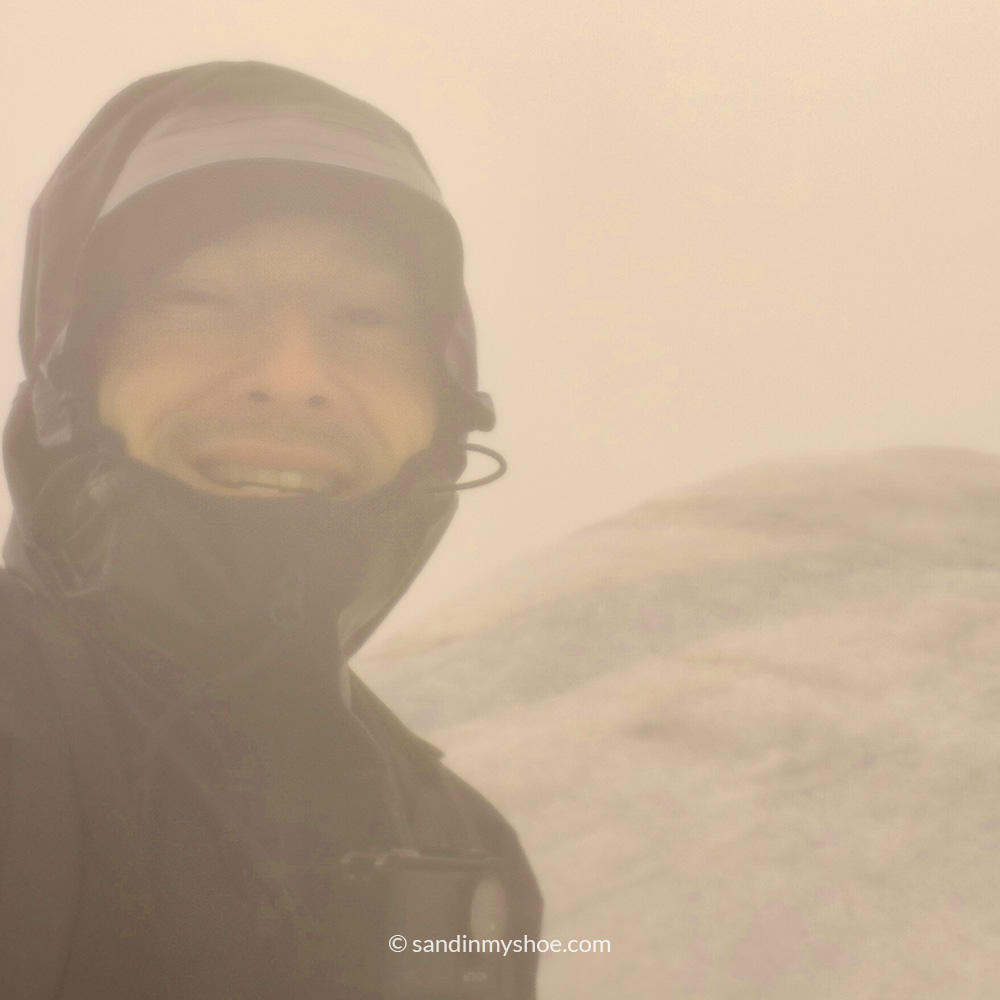 Petteri at the top of Kebnekaise