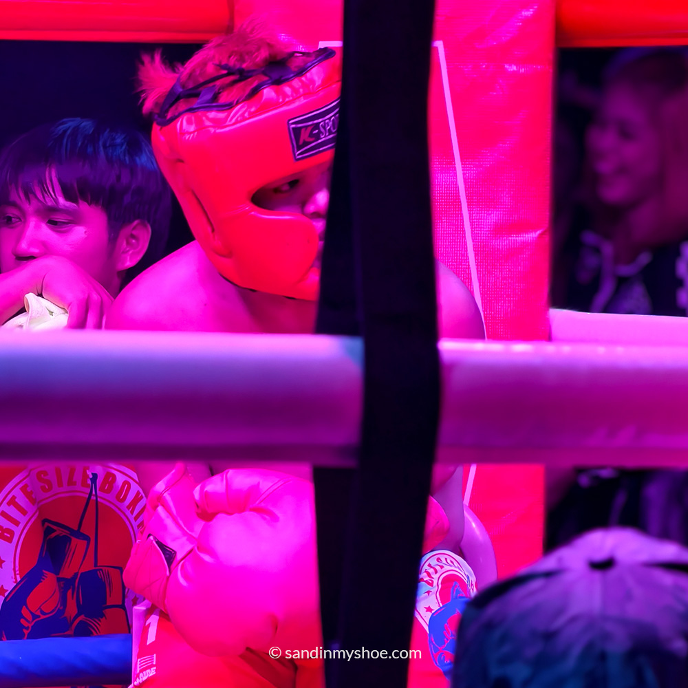 A little person boxing match in progress at Ringside Bar in Makati, Manila — showcasing the city's unique nightlife and raising the question: is Manila worth visiting for experiences like this?