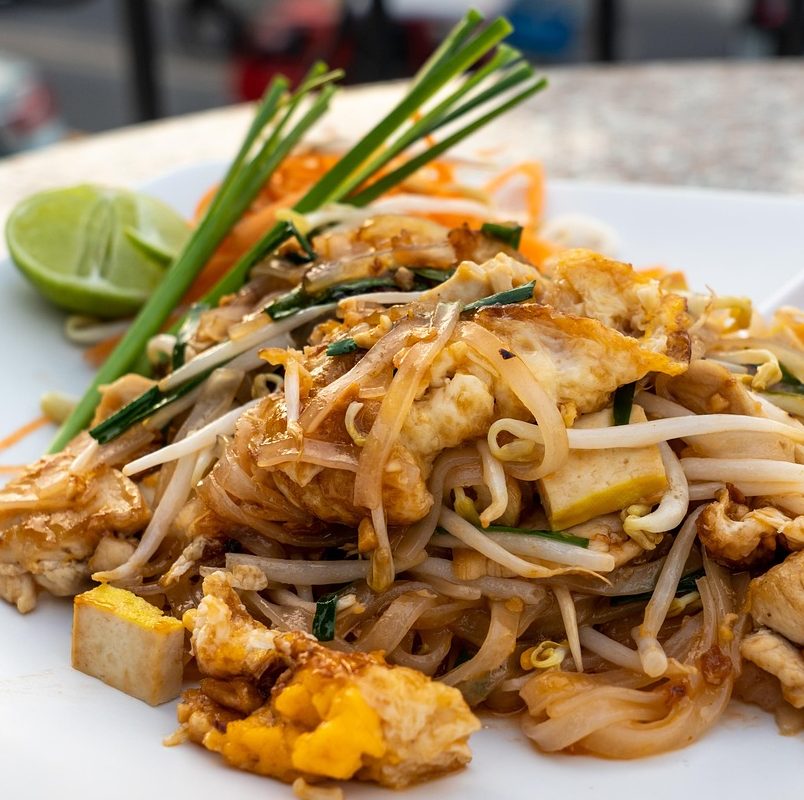 Pad thai in it's finest shape.