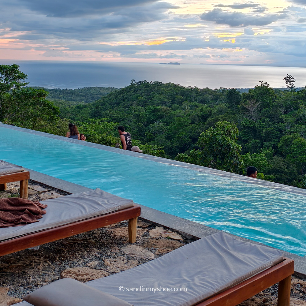 Infinity pool at Nakabalo — a stunning spot featured in this Siquijor travel guide of things to do.