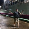 Petteri in front of the Coron Manila Ferry