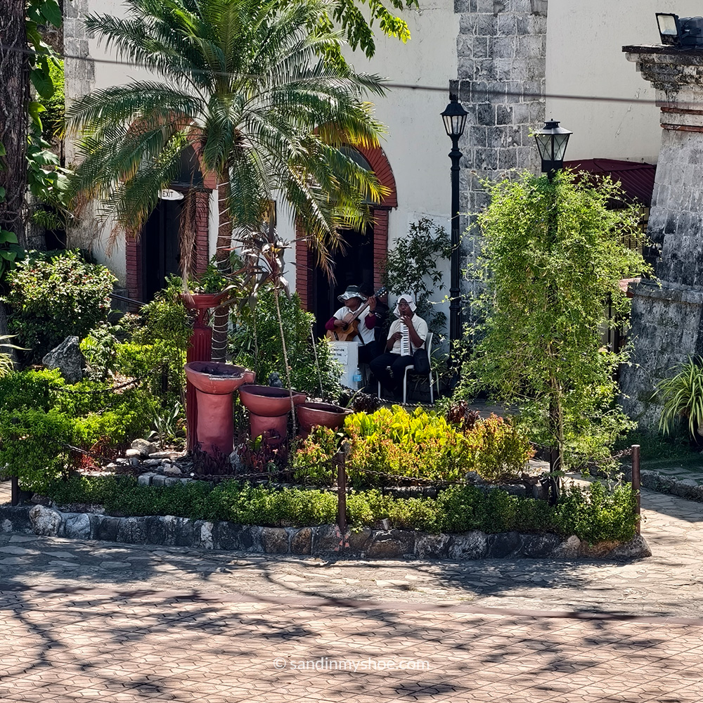 Band playing in Fort San Pedro