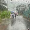 Image taken from a tuk-tuk during rain - not the best time to visit Sri Lanka
