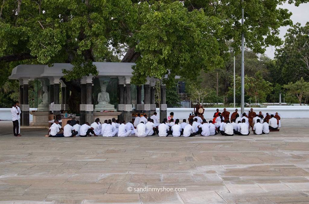 Buddhist scholars having a class.