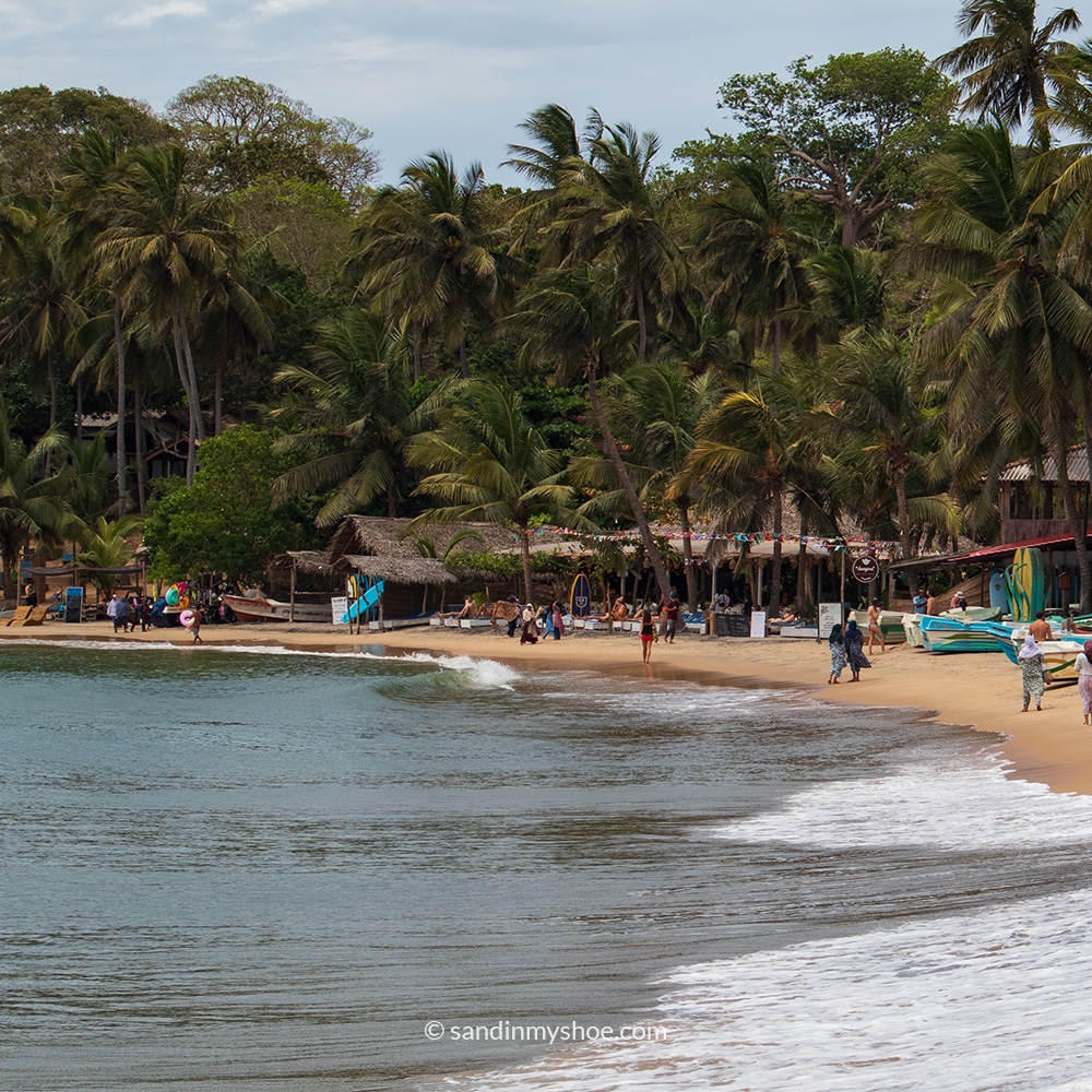 Arugam Bay Beach in Arugam Bayt, Sri Lanka