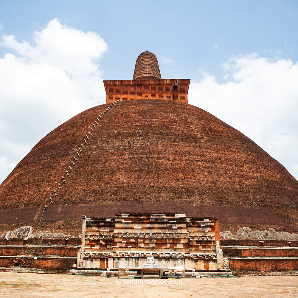 Jetavanaramaya Stupa in Anuradhapura, Sri Lanka — One of the tallest stupas in the world