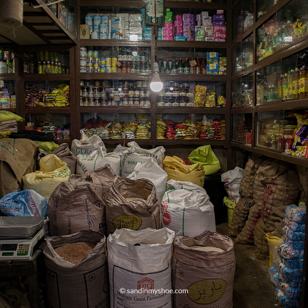 Vendor at the market in Kandy