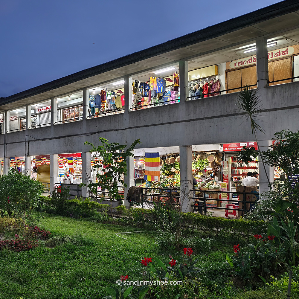 Central market in Kandy, Sri Lanka