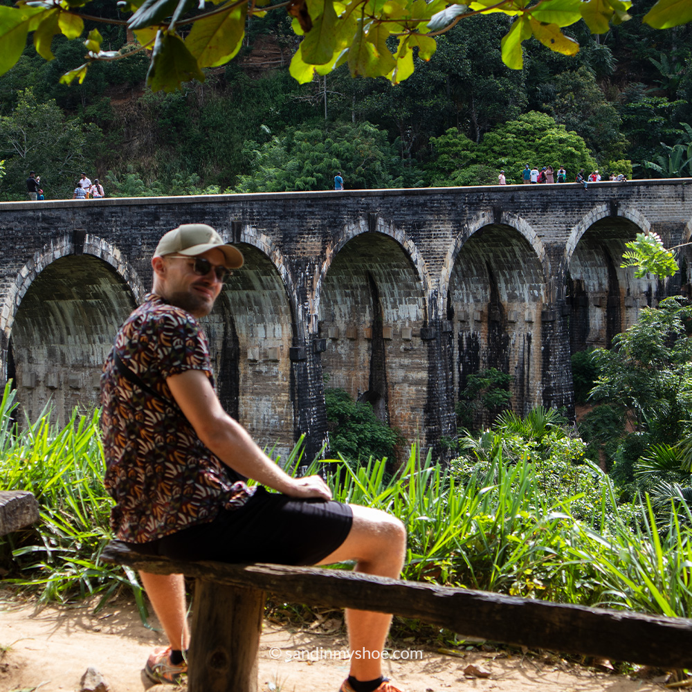 Me posing at the iconic Nine Arch Bridge — one of Ella’s most photogenic and must‑see spots