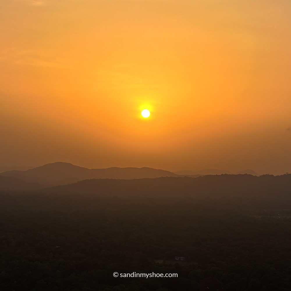 Beautiful sunrise from Pidurangala