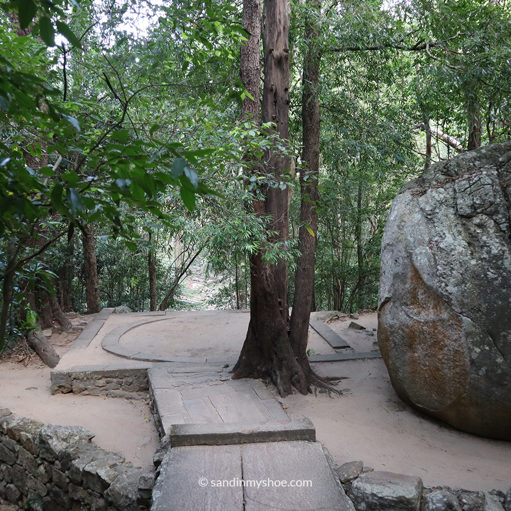 Pathways in Ritigala monastery — ruins of former spiritual glory. 
 