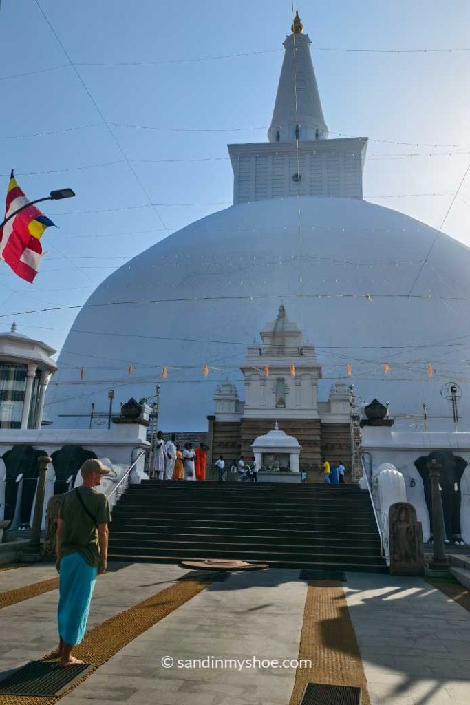 Ruvanvali stupa — an active pilgrimage site