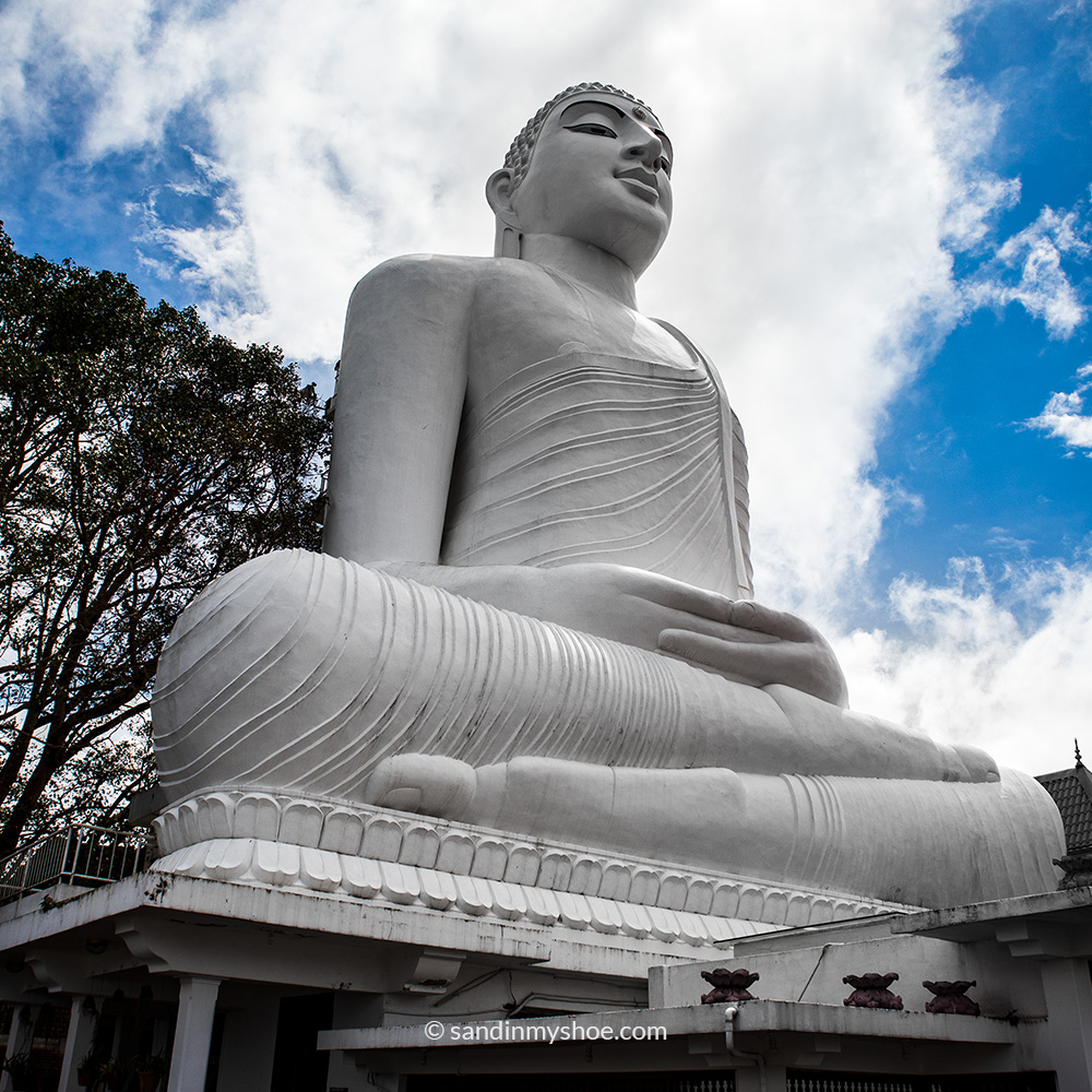 White Buddha in Kandy