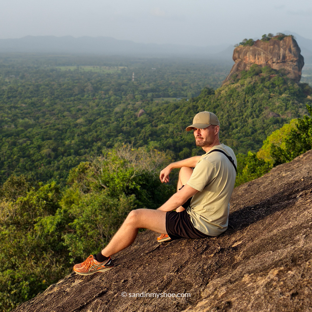 Petteri enjoying the views from Pidurangala