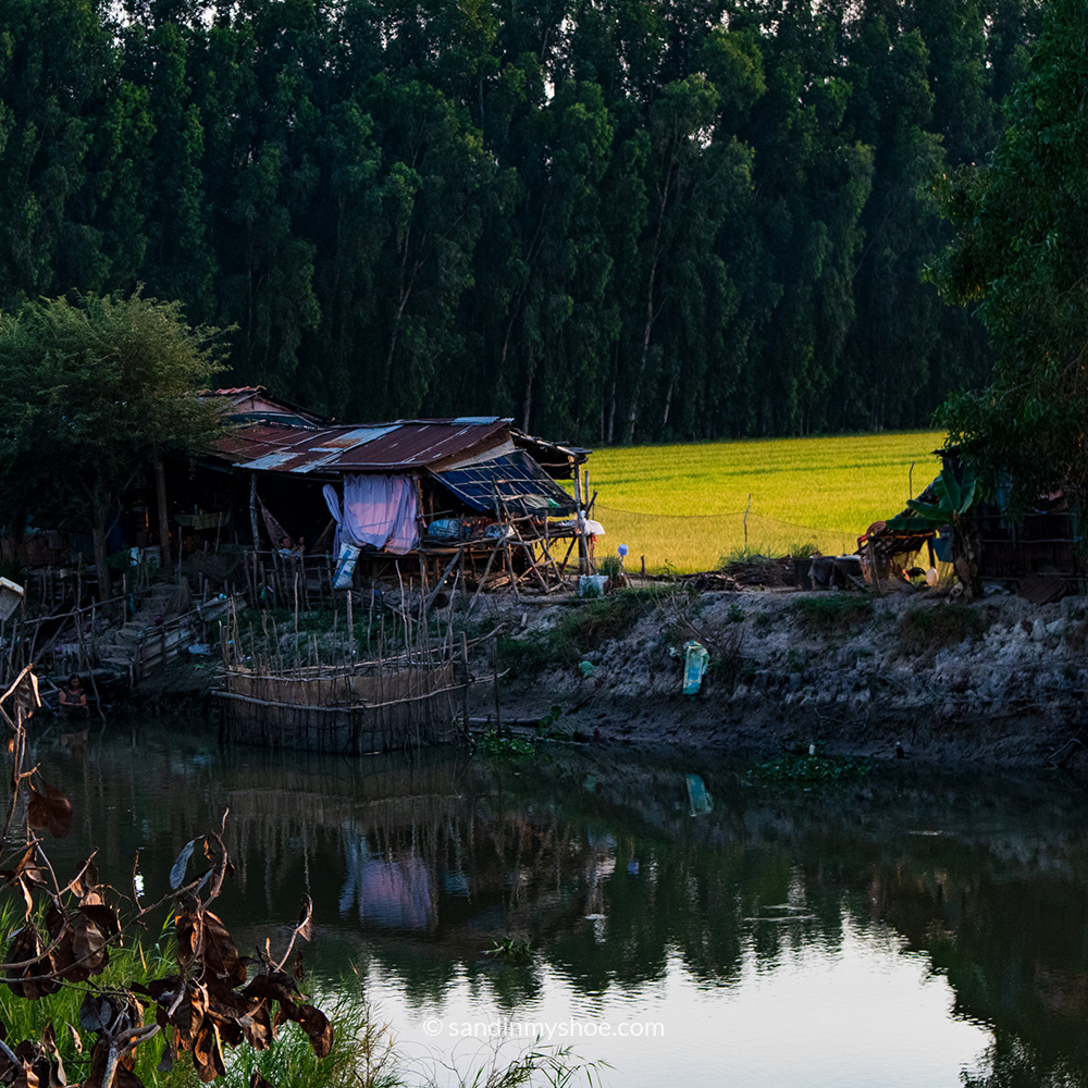 spartan house next to the river