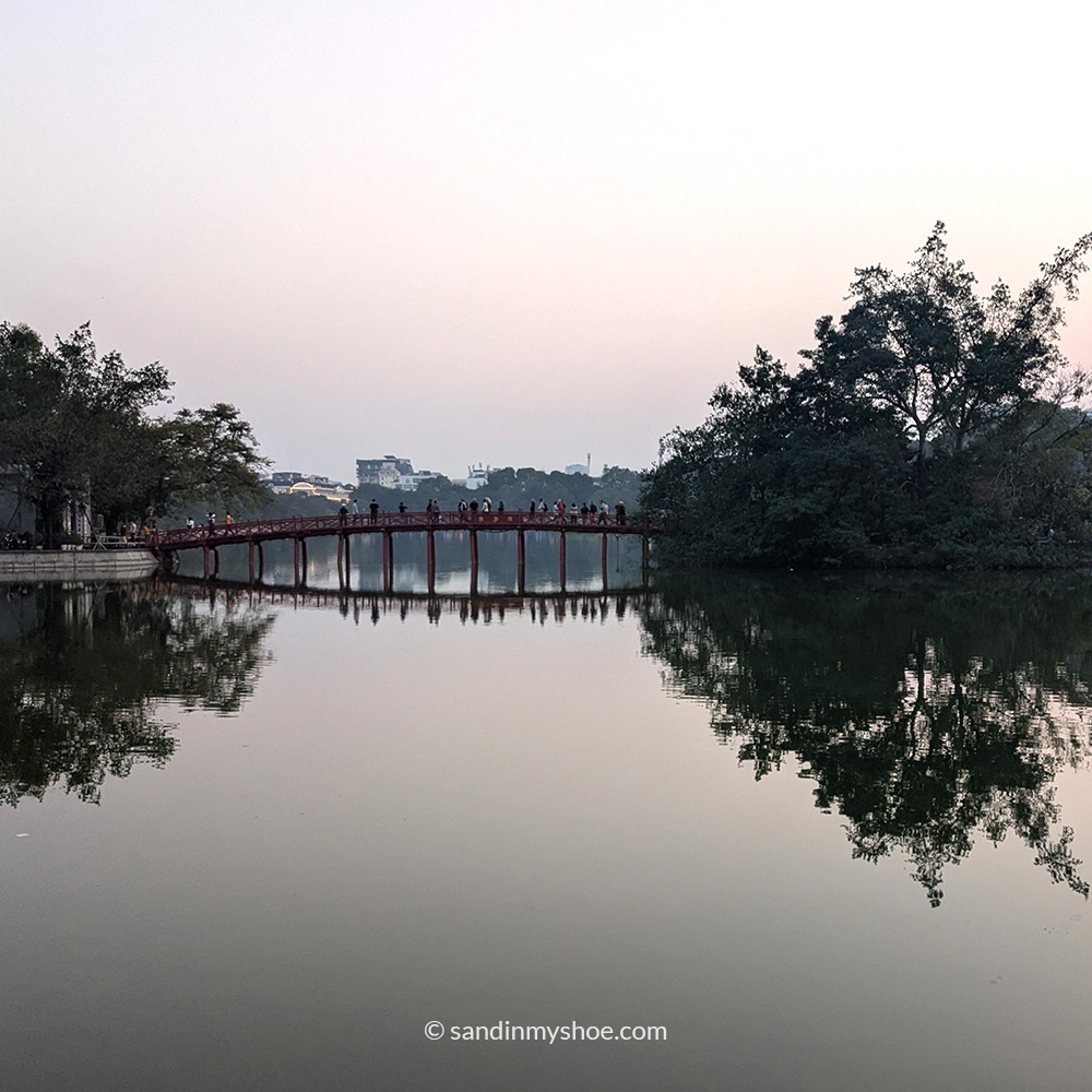 Hoan KienL Lake on a windstill afternoon
