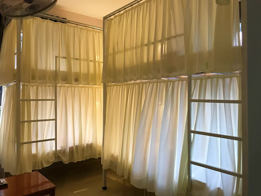 Dormitory of Bon Ami Hostel in the center of Hue, Vietnam