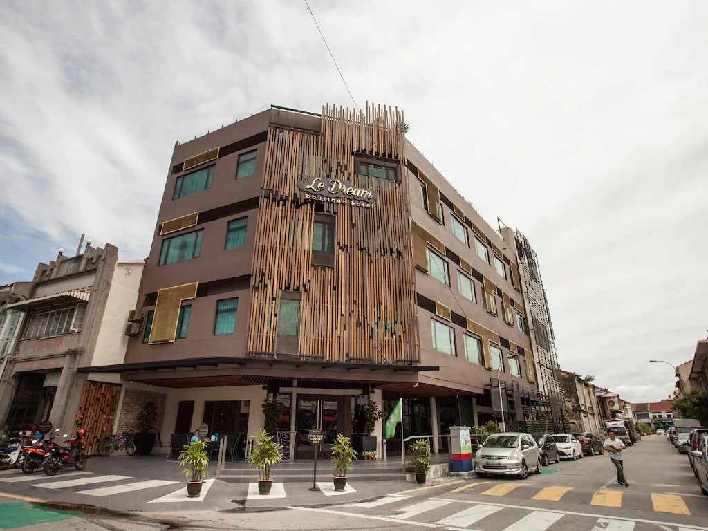 Exterior of Le Dream Boutique Hotel in George Town.