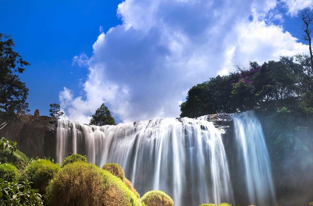 Elephant waterfall in Dalat, Vietnam