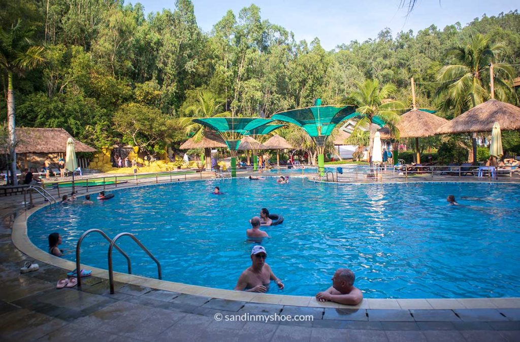 Pool view of Thap Ba Mud Bath