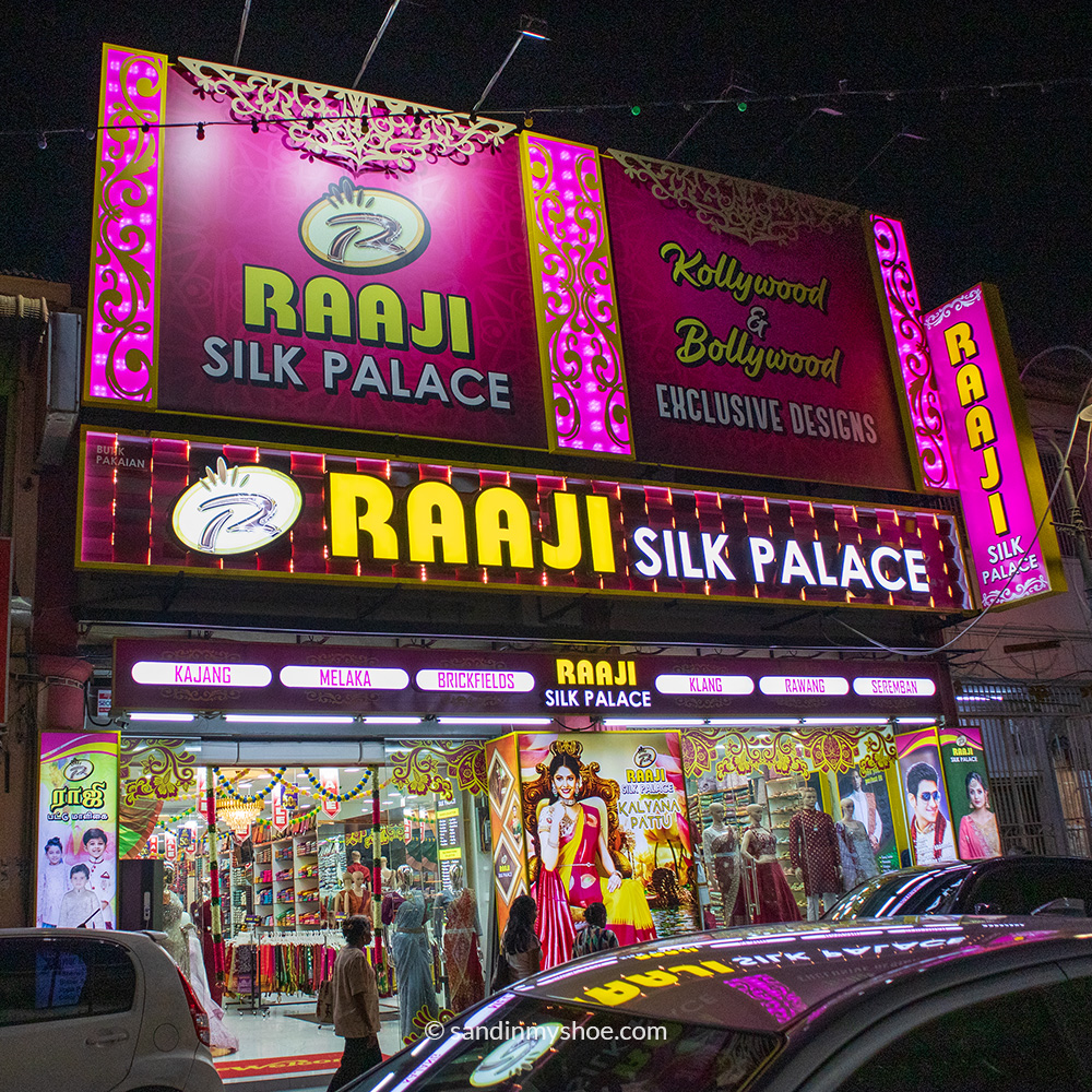 Silk store in Little India, George Town