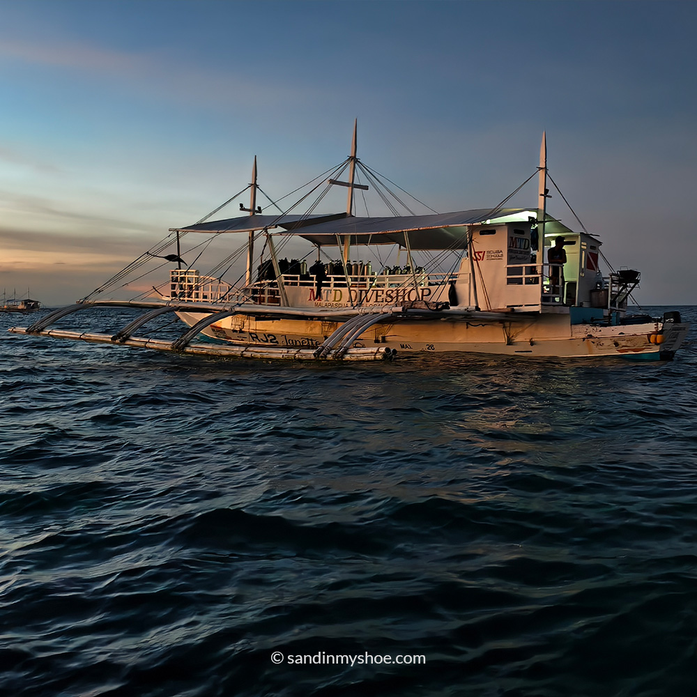 a fellow dive boat