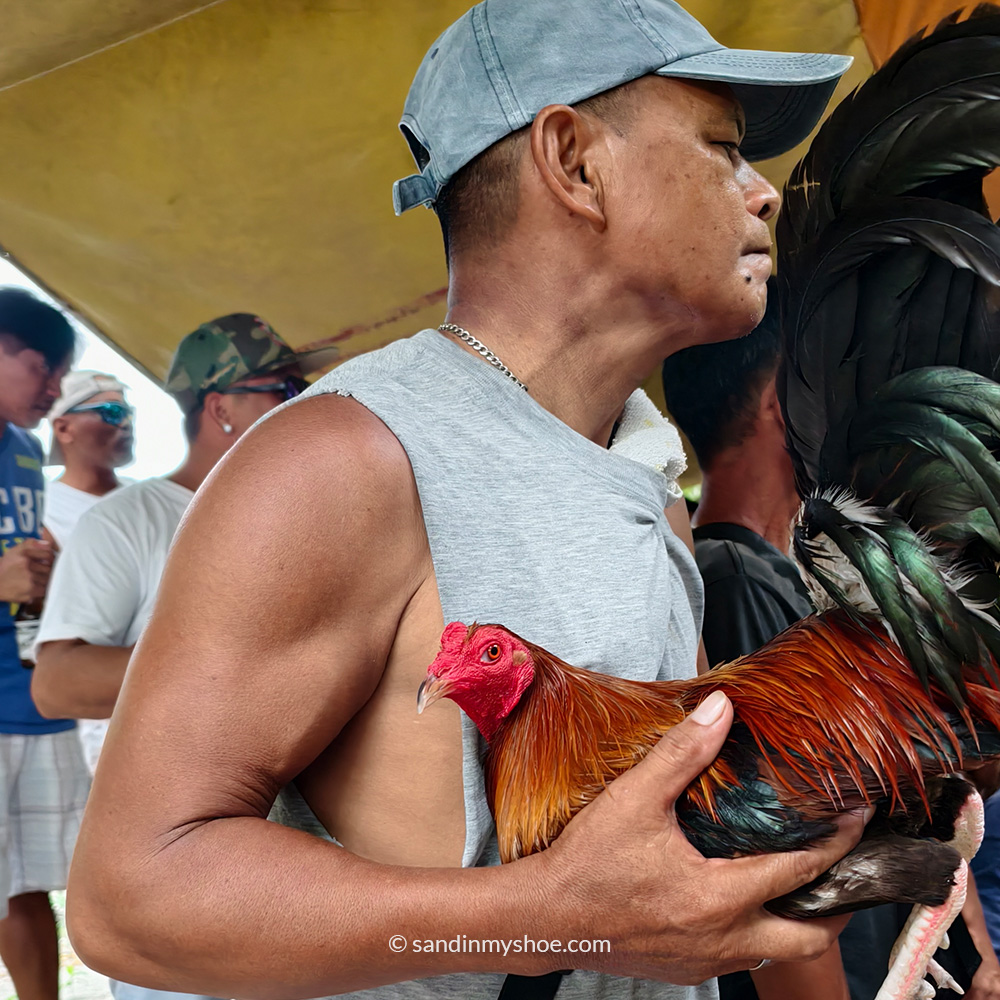 man with his bird