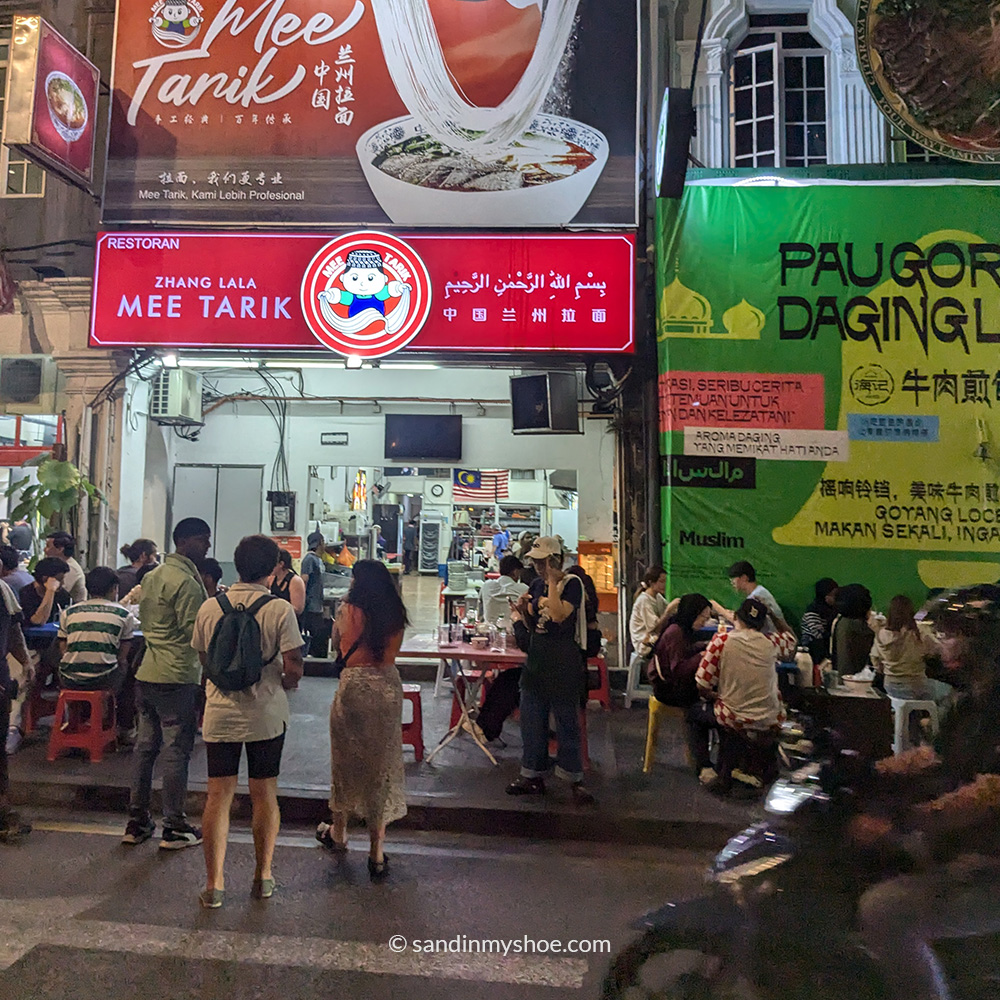 Zhang Lala Mee Tarik restaurant in Chinatown, Kuala Lumpur.