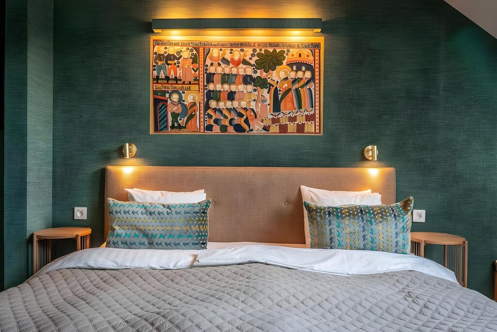Double room in Lady Hamilton Hotel in Gamla Stan, Stockholm