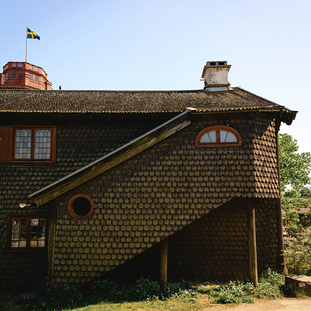 Old building in Skansen.