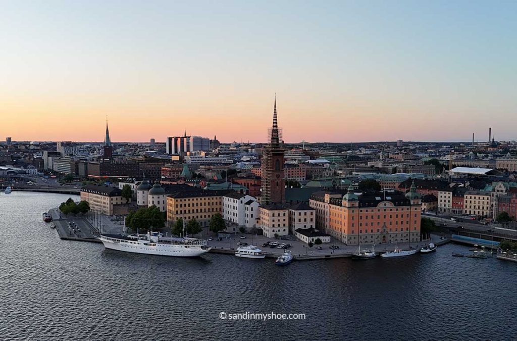 View from Monteliusvägen