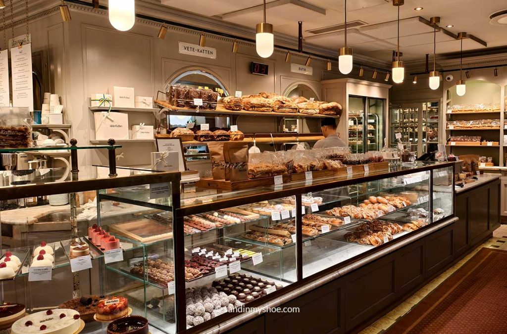 Vast pastry options at Vete-Katten Kungsgatan.