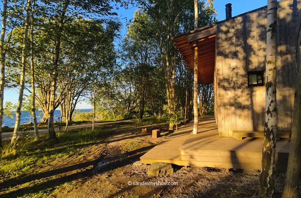 Logi Sauna for a local seaside sauna experience.