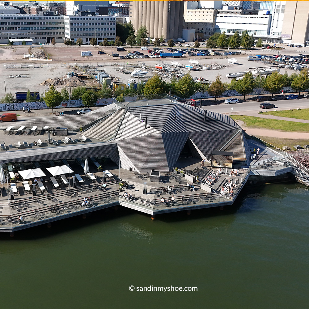 Exterior of Löyly Sauna.