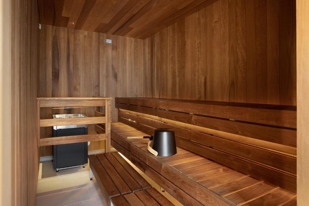 Sauna at Noli Studios.